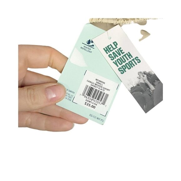 DSG Women's Cargo Woven Athletic Shorts Size S Sandy Slate High Rise 3" NEW - Picture 10 of 10